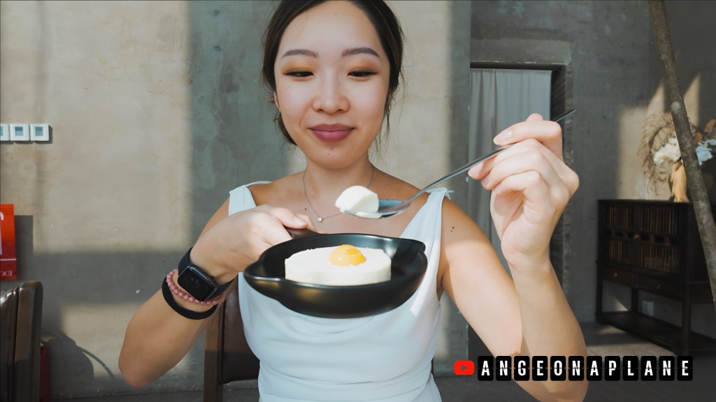 Salted egg dessert at Blank Sky Bar at Vinpearl Landmark 81